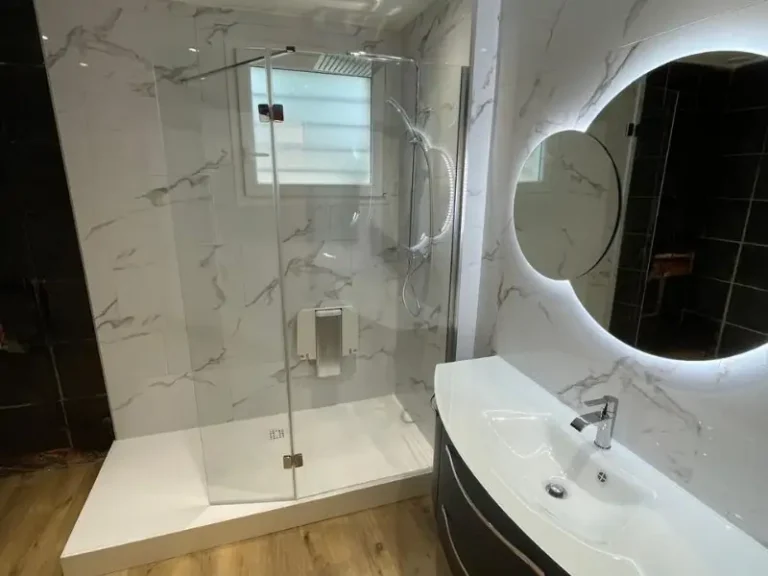 Rénovation complète d&rsquo;une salle de bain sur Léognan